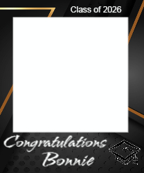 Jumbo Frame Black Gold Stripe Front