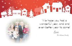 Christmas Fold Card Inside