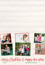 Merry Christmas- Happy New Year Outside