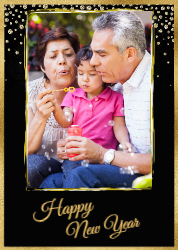 New Years Card Front