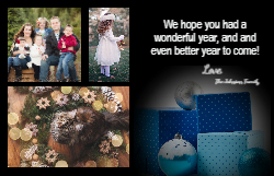 Christmas Fold Card Inside