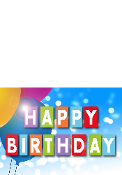 Birthday Card Outside