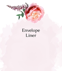 Pink Flower Liner