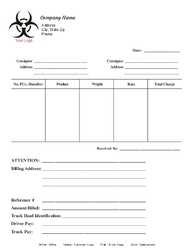 Bill of Lading - 2 Front