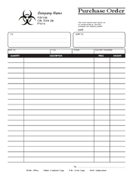 Purchase-Order Front