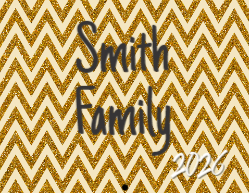 Gold Glitter 3 photos per page