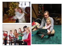 Gold Glitter 3 photos per page