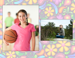 Flowers - 2 photos per page