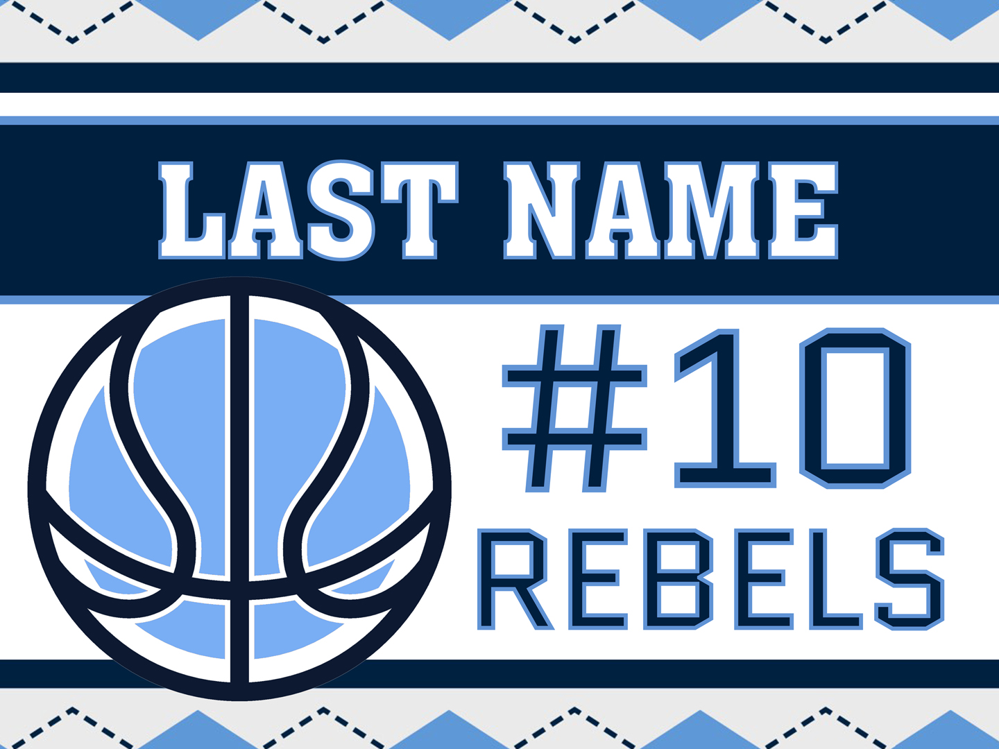 Basketball Yard Signs