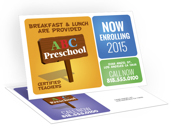 Custom low cost postcard printing on 10pt cardstock