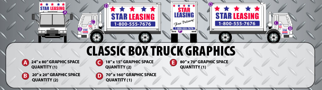 Classic Box Truck Graphics Layout