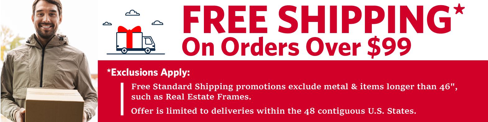 Free Shipping Details with Restrictions