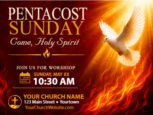 Pentecost Template Design