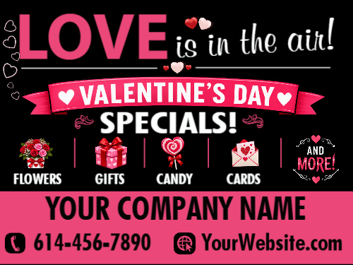 Love is in the Air Valentine's Day Specials