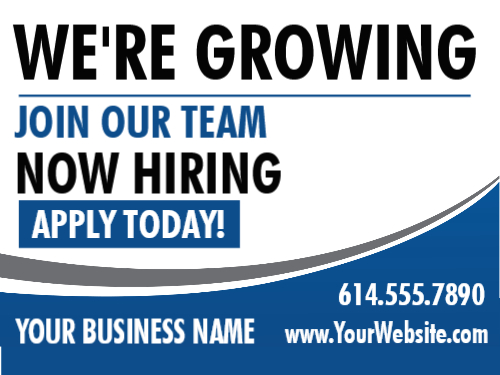 Now Hiring- We're Growing