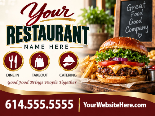Burger Template Design