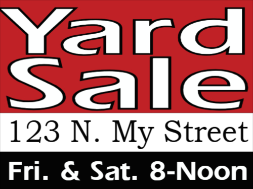 Yard Sale