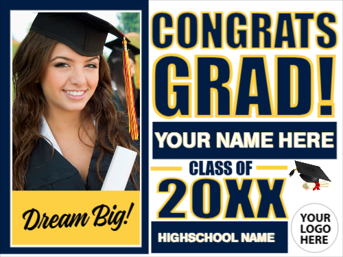 Graduation Yard Sign
