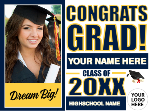 Graduation Yard Sign
