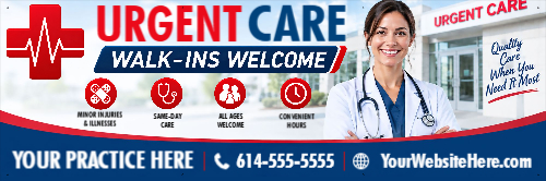 Urgent Care Banner Design