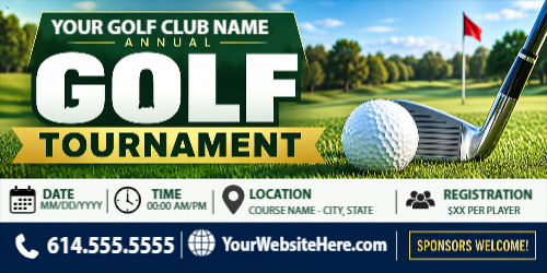 Golf Tournament Banner