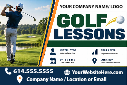 Golf Lessons Banner