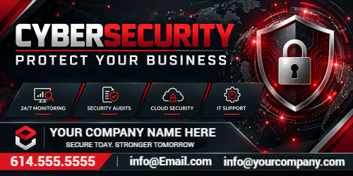Cybersecurity Banner Design