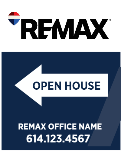 Vertical OPEN HOUSE Directional
