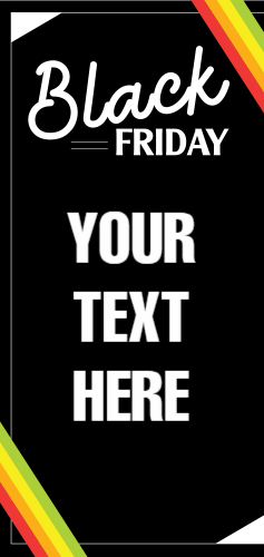 Black Friday Pole Banner