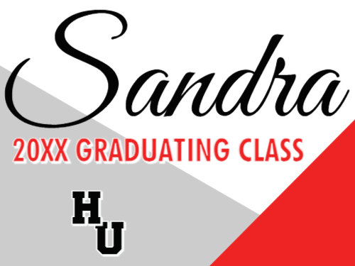 Graduation Yard Sign