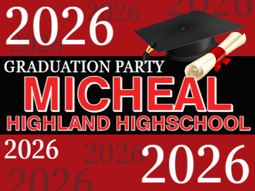 Graduation Yard Sign