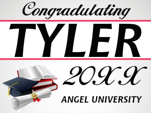 Graduation Yard Sign