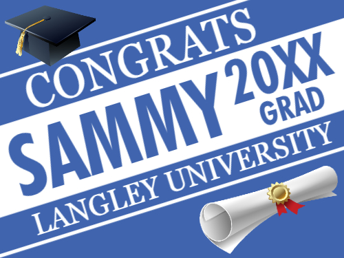 Graduation Yard Sign