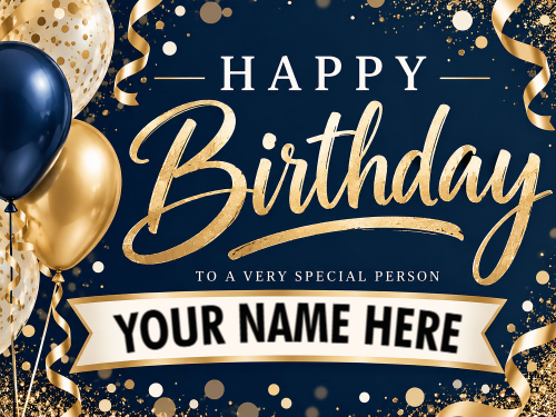 Happy Birthday Sign