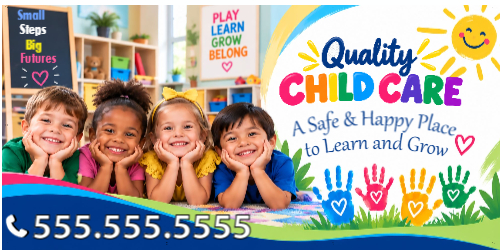 Petaluma Daycare Banner