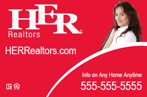 20x30 Her Realtors PVC Panels