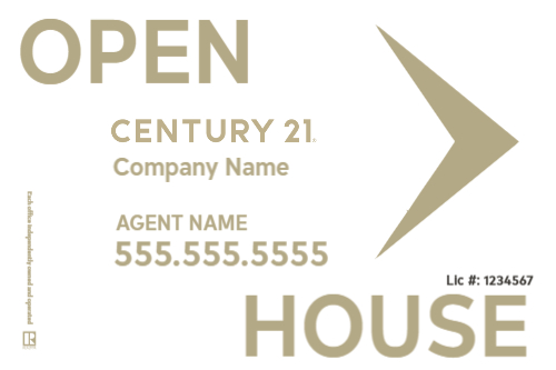 12x18 Century 21 Coroplast Directional