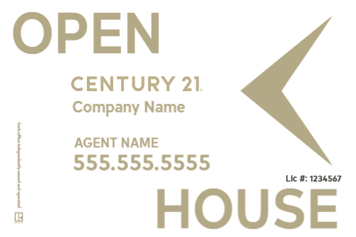 12x18 Century 21 Coroplast Directional