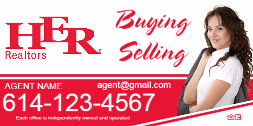 3ft x 6ft  HER Realtors Banner