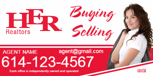 2ft x 4ft  HER Realtors Banner