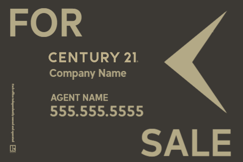 12x18 Century 21 Coroplast Directional