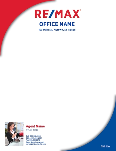RE/MAX Customizable Letterhead
