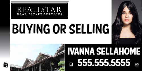 3x6 ft.  REALISTAR Vinyl Banner