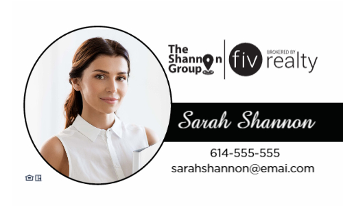 TSG White Business Card w/Cutout