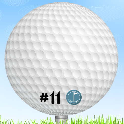 14x14 Golf Yard Sign Pkg | 18 Yard Signs, Stakes + Banner