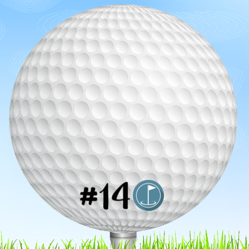 14x14 Golf Yard Sign Pkg | 18 Yard Signs, Stakes + Banner