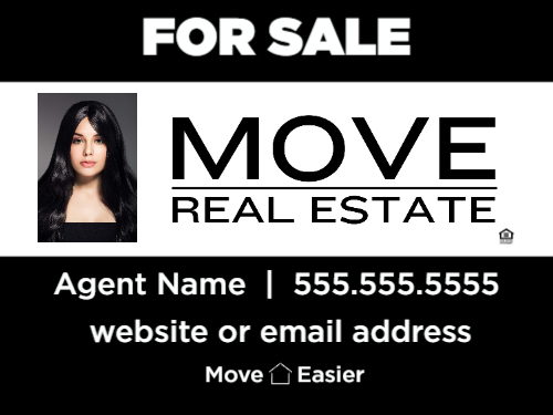 MOVE Real Estate Main 18x24 Panel Black w/Photo