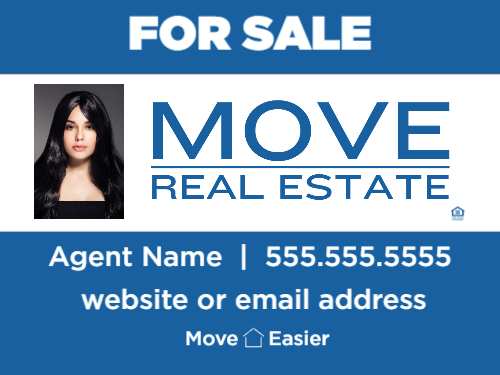 MOVE Real Estate Main 18x24 Panel Blue w/Photo
