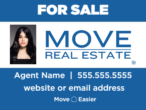 MOVE Real Estate Main 18x24 Panel Blue w/Photo