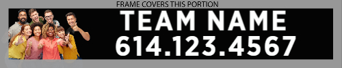 18x30 Style 3 (Team Name)